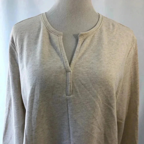 Van Heusen White Shirt Sweatshirt Long Sleeve  XXL - Picture 2 of 7